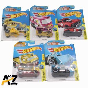 Lot Of 5 New Hot Wheels HW City Works Cars 1:64 Mattel